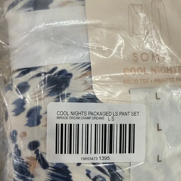 SOMA COOL NIGHTS LS PANT SET MIRAGE DREAM CHAMP DREAMS - L (USED MODEL CHILLIN)